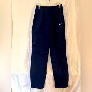 Nike Black Dri-Fit XL very light joggers/ Black/ zipper down the calf